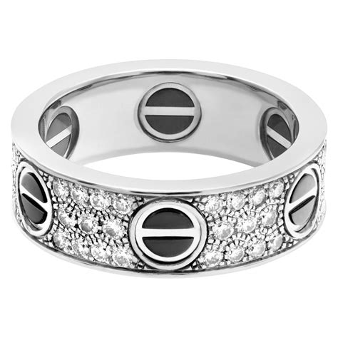 cartier screw ring|cartier love ring with diamonds.